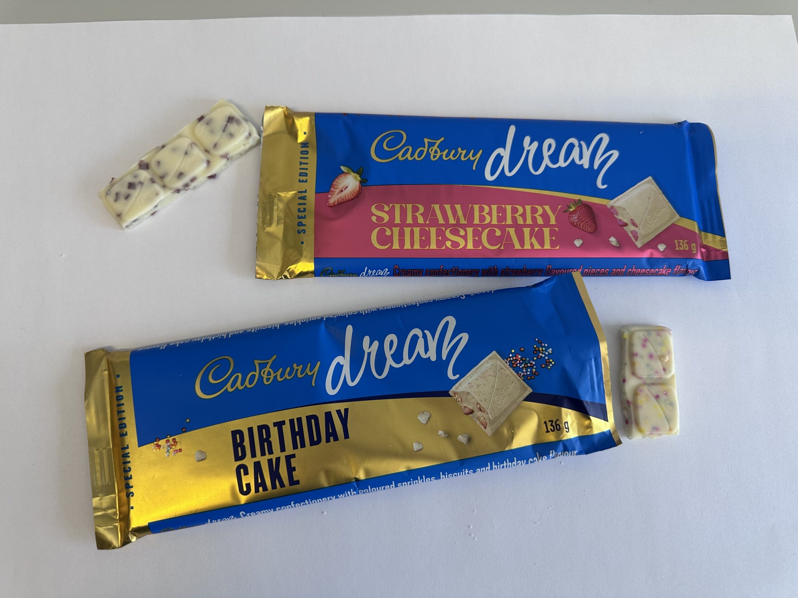 TOETS: Die span is verdeeld oor twee nuwe Cadbury-sjokoladegeure